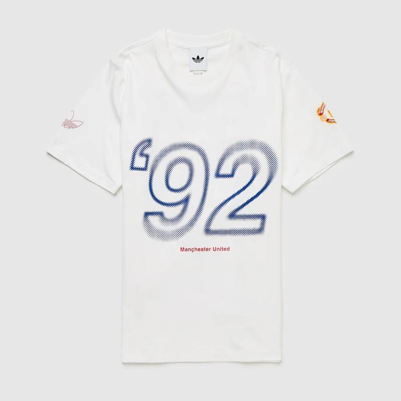 【送料無料・匿名配送】adidas originals アディダス オリジナルス マンチェスターユナイテッド 1990 復刻 Tシャツ 白 新品 正規品