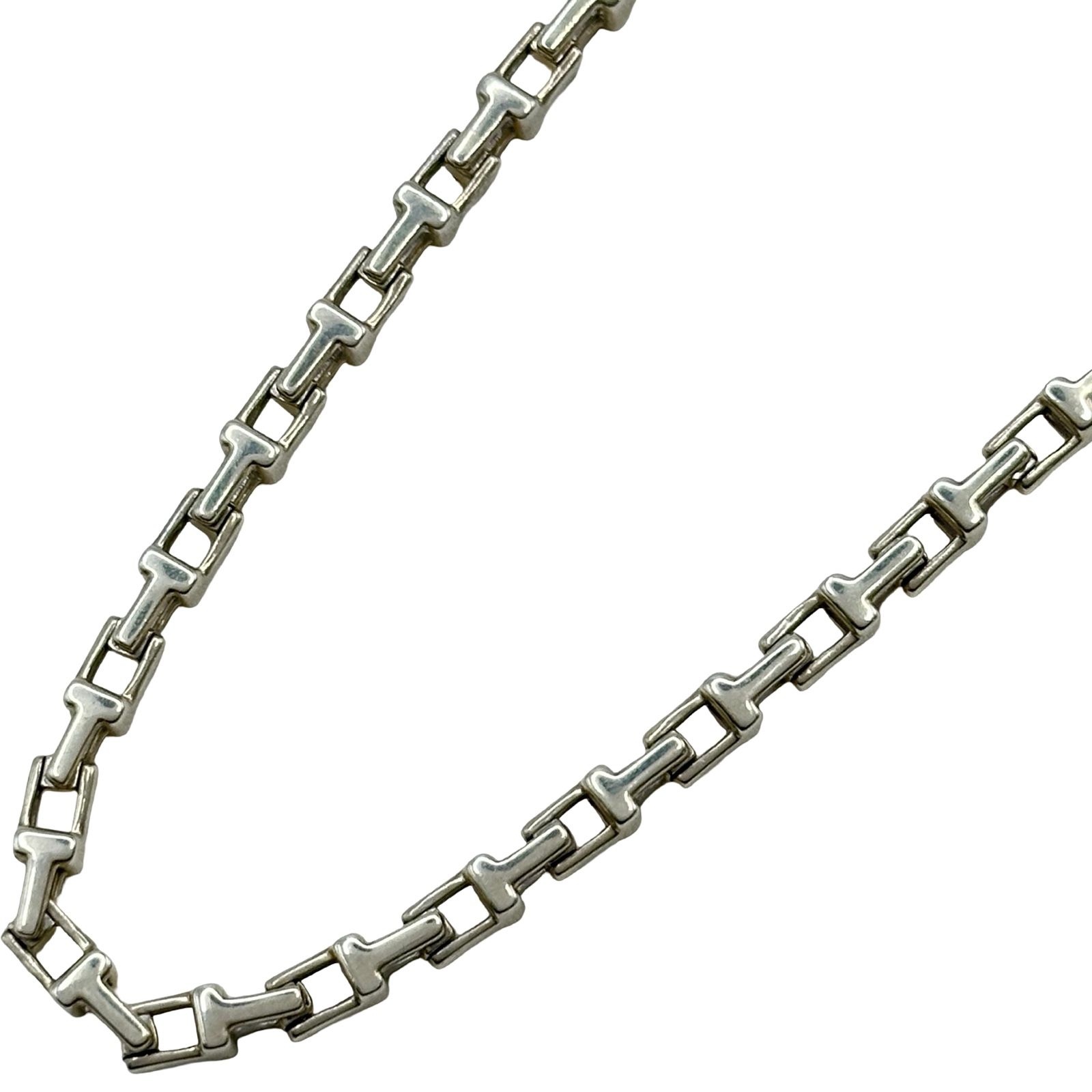 ティファニー TIFFANY＆CO Tナローネックレス シルバー Ag925 ジュエリー