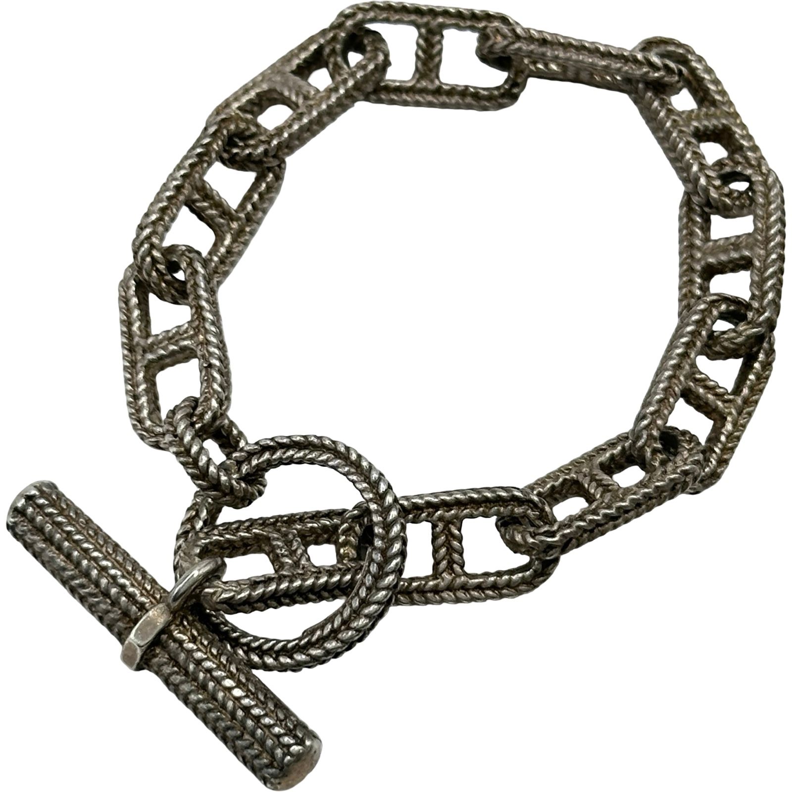 ティファニー TIFFANY＆CO テクスチャードアンカーチェーントグルブレス シルバー 925 ジュエリー