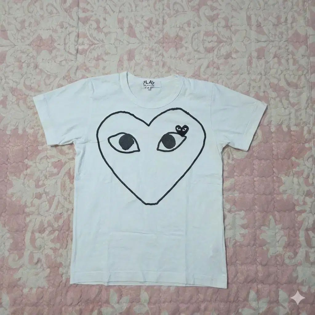 COMME des GARCONS コム・デ・ギャルソン PLAY ビックハート 半袖Tシャツ M ユニセックス 7,711円