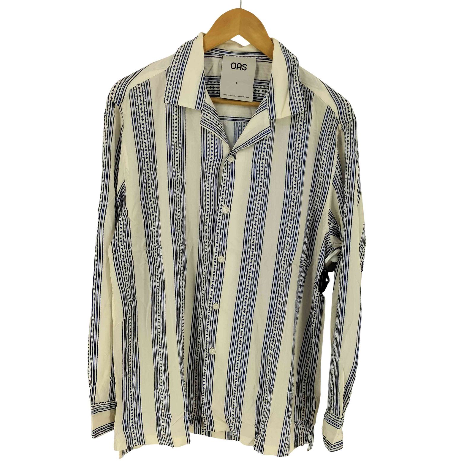 ユーズドフルギ USED古着 {{OAS}} Havana Viscose Long Sleeve メンズ JPN:L