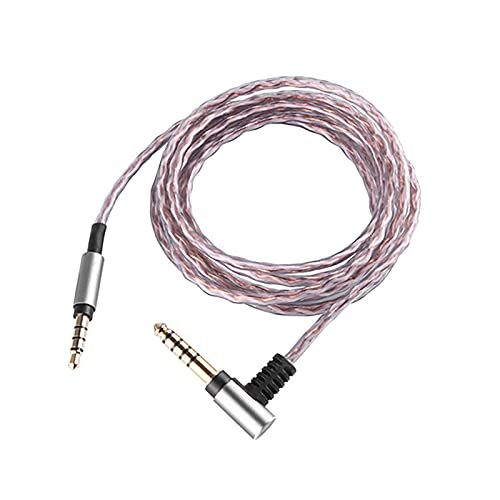 MDR ヘッドホンリケーブル 4.4mm バランス接続 リケーブル 5極 交換用 アップグレードケーブル 単結晶銅 MDR-1A/1000XM23/MSR7/1AM2/M1ST/MV1等ヘッドホンに適合 4.4mm 5極バランス⇔3.5mm 60cbc9b4