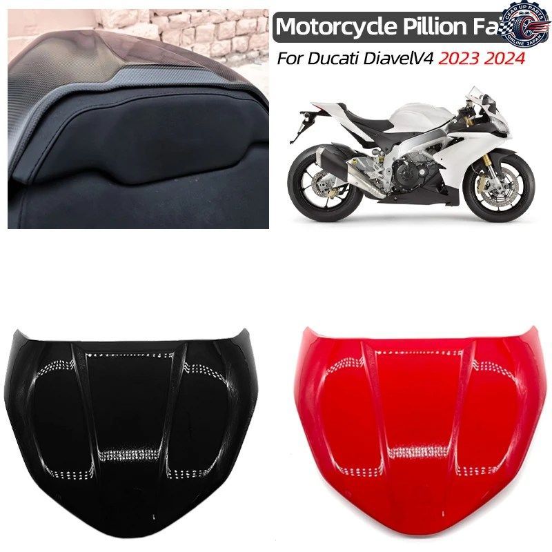DUCATI DIAVEL V4 DIAVELV4 2023 2024 オートバイシートカバー カウル リアパッセンジャー ピリオン フェアリング DIAVEL-V4 ABS