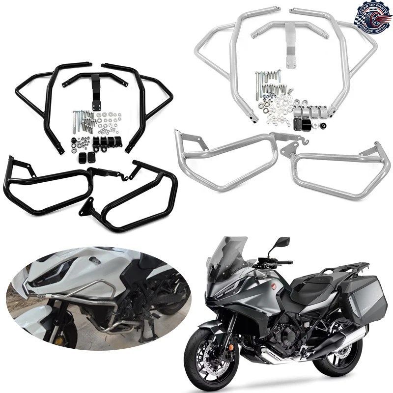 NT1100 モーターサイクル エンジン タンク ガード ハイウェイ クラッシュ バー バンパー スタント ケージ プロテクター ホンダ DCT 2022-20