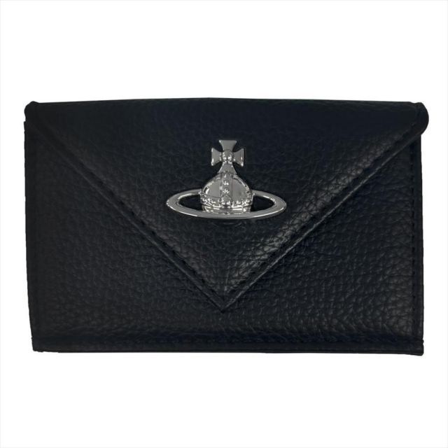 Vivienne Westwood ヴィヴィアンウエストウッド 5115002EW-S000D 三つ折り財布（小銭スナップ式） N403 BLACK 送料無料 プレゼント ギフト 財布 革小物
