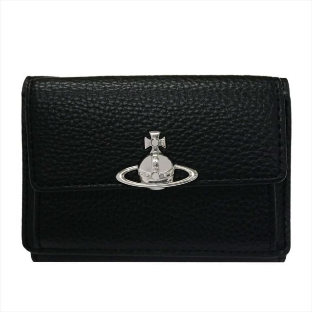 Vivienne Westwood ヴィヴィアンウエストウッド 5115002TW-S000D 三つ折り財布（小銭スナップ式） N403 BLACK 送料無料 プレゼント ギフト 財布 革小物