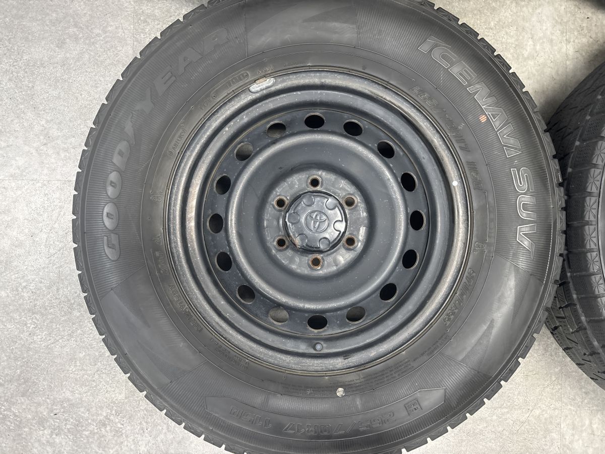 希少】トヨタ FJクルーザー 純正 スチール 17in 7.5J +15 PCD139.7 