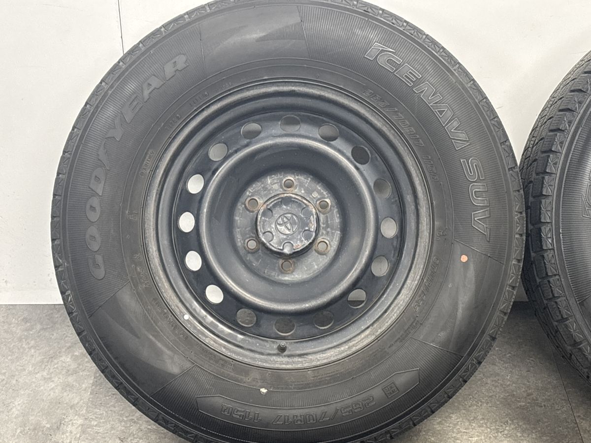 希少】トヨタ FJクルーザー 純正 スチール 17in 7.5J +15 PCD139.7 