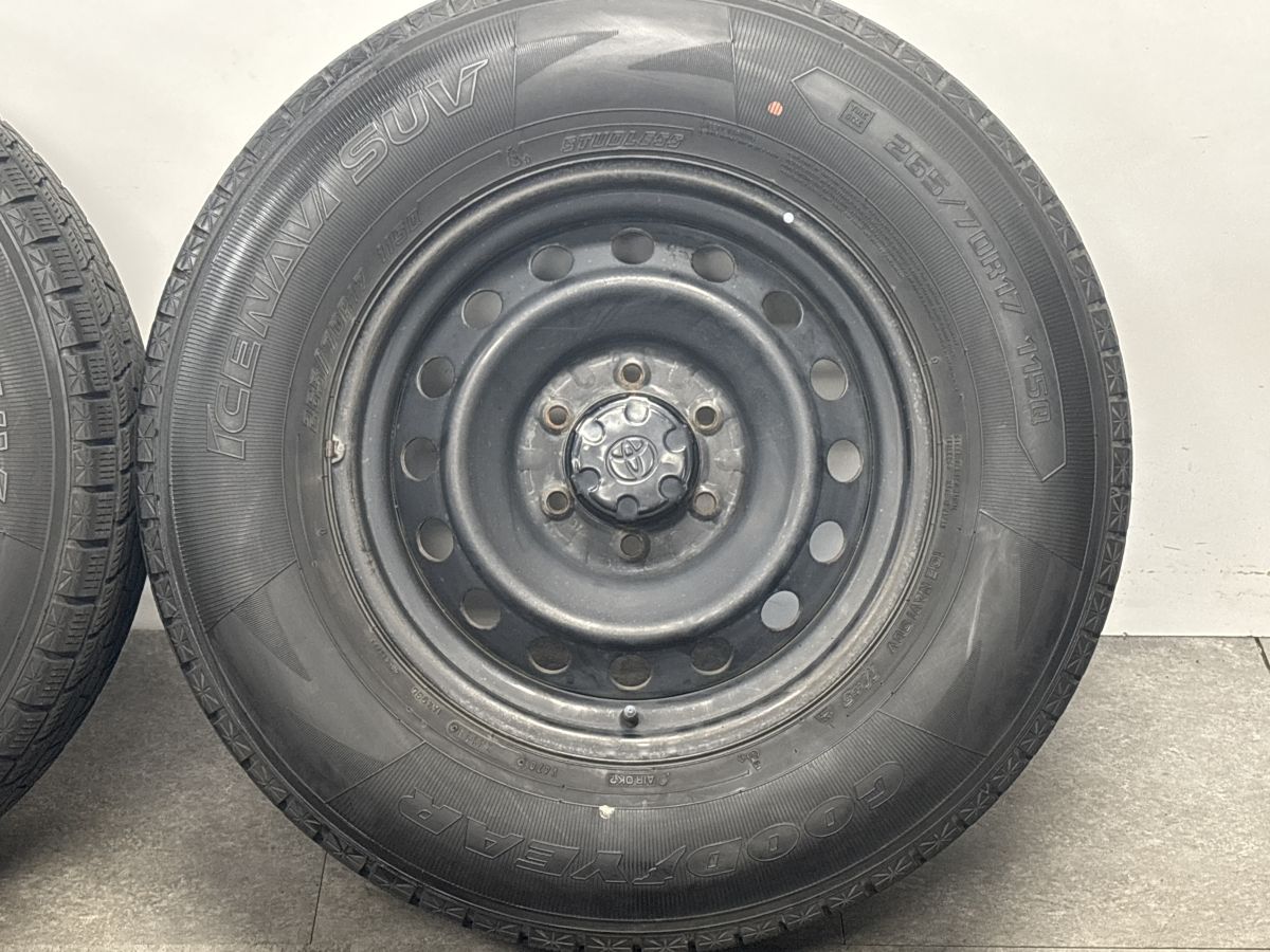 希少】トヨタ FJクルーザー 純正 スチール 17in 7.5J +15 PCD139.7