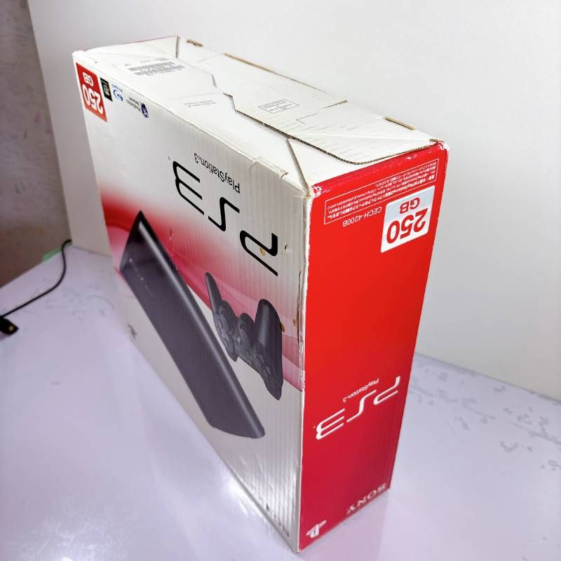 箱のみ】PS3 CECH-4200B チャコール・ブラック 250GB 内箱付き 空箱 