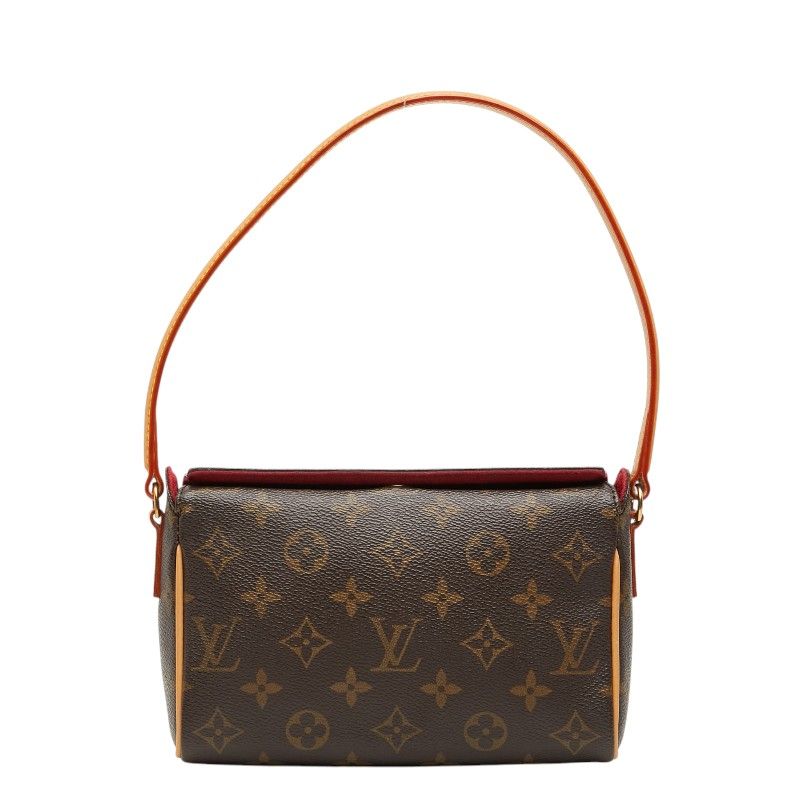 ルイ ヴィトン モノグラム レシタル ハンドバッグ M51900 ブラウン PVC レザー レディース LOUIS VUITTON【1-0266615】