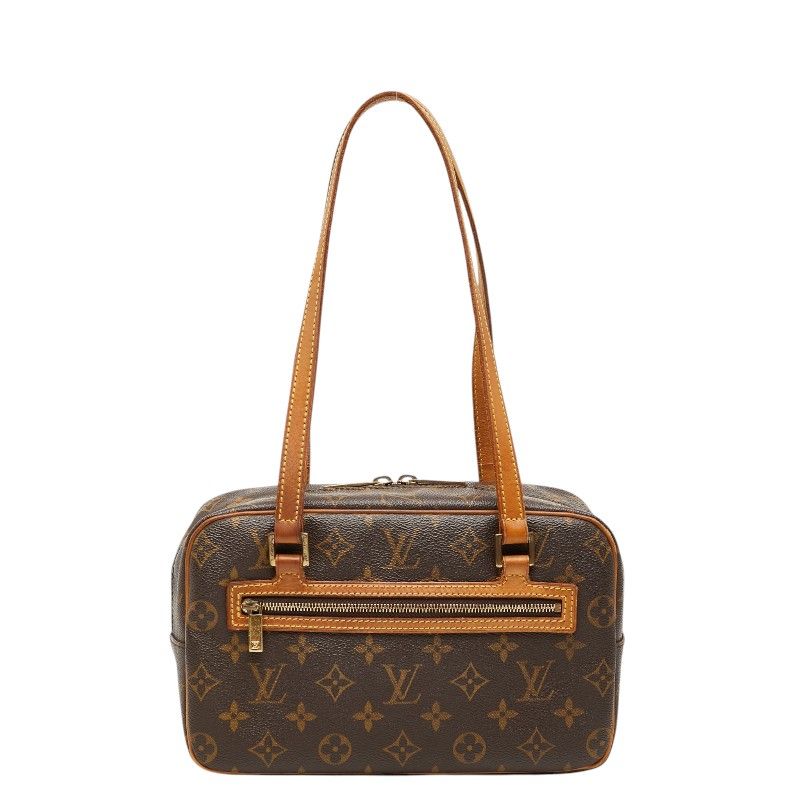 ルイ ヴィトン モノグラム シテMM ハンドバッグ ショルダーバッグ M51182 ブラウン PVC レザー レディース LOUIS VUITTON【1-0267572】