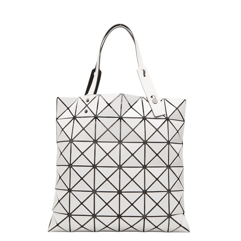 イッセイミヤケ バオバオ ルーセント トートバッグ ホワイト PVC レディース ISSEY MIYAKE【1-0271255】