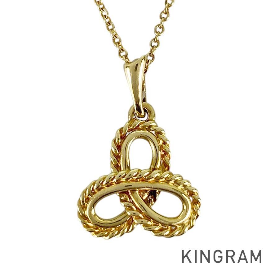 ティファニー TIFFANY&Co. トリニティ ノット K18YG ネックレス te【中古】 57,330円