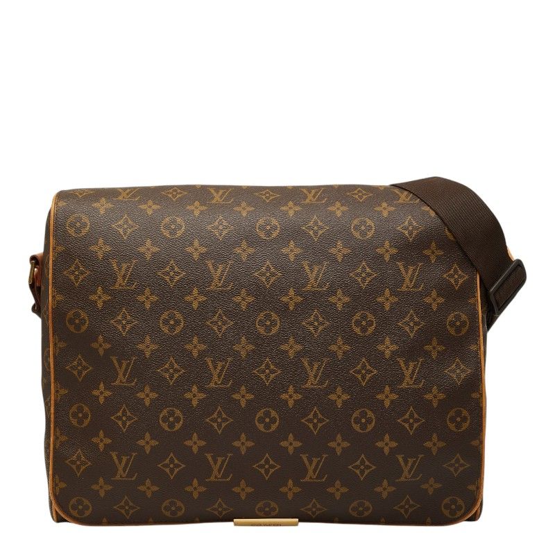 ルイ ヴィトン モノグラム アベス 斜め掛け ショルダーバッグ M45257 ブラウン PVC レザー レディース LOUIS VUITTON【228-71966】