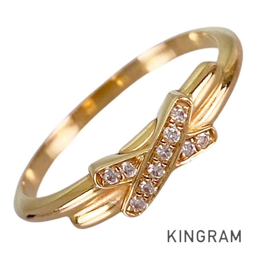 ショーメ Chaumet リアン ドゥ ショーメ プルミエ K18YG ダイヤモンド 9.5号(49-50) リング ss【中古】