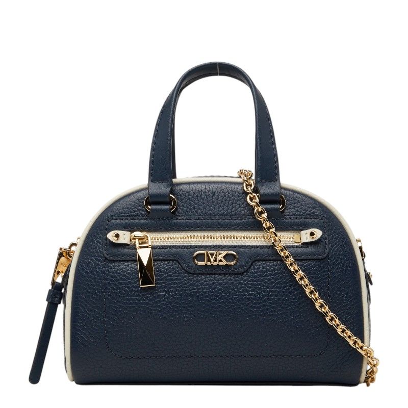 マイケルコース ハンドバッグ チェーン ショルダーバッグ 2WAY 32F3G6WC1L ネイビー レザー レディース Michael Kors【228-71979】