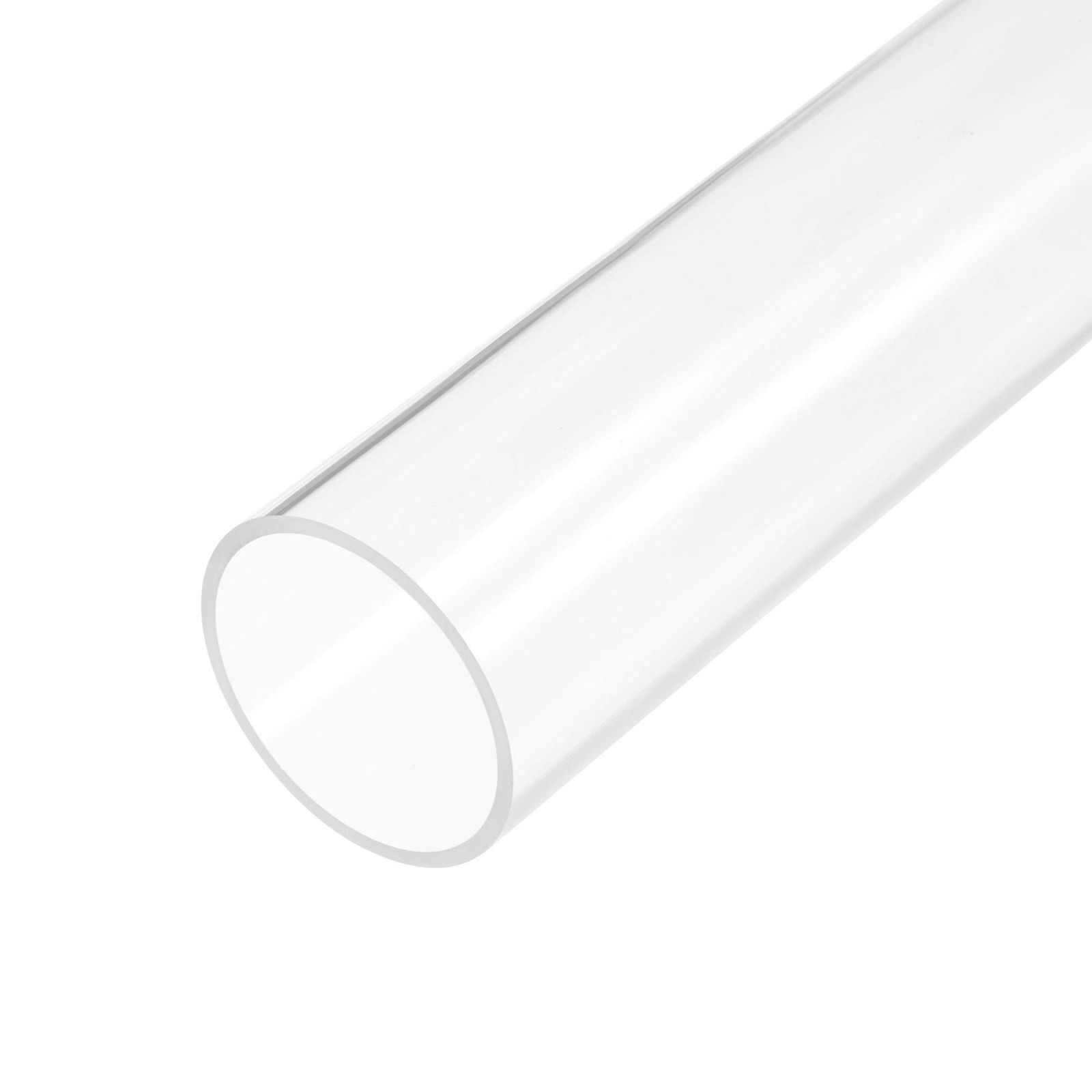 uxcell クリアリジッドアクリルパイプ 96 mm内径 x 100 mm外径 x 305 mm 2 mm ウォールラウンドチューブチューブ送料無料 830898ea