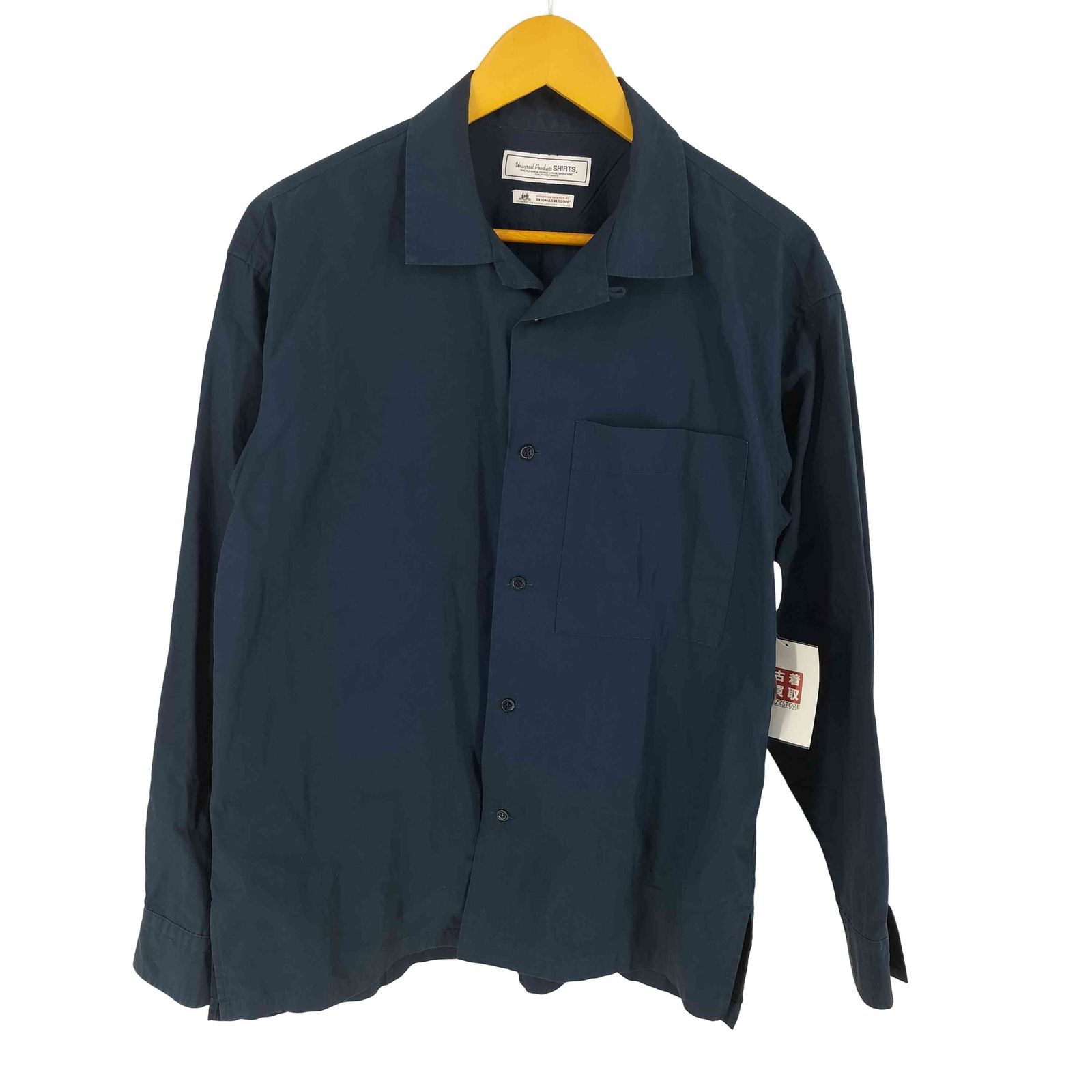 ユニバーサルプロダクツ UNIVERSAL PRODUCTS THOMAS MASON コットンオープンカラーシャツ メンズ 2