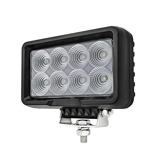 1台単品 船 ボート デッキライト 40w 黒ボディ 6500k 高出力 5w LED チップ 8灯搭載 船舶用 作業灯 12v 24v 対応 ワークライトts c4352143