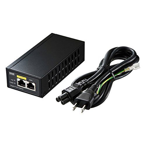 サンワサプライ PoEインジェクター IEEE802.3af/at ギガビット対応 AUTO-MDIX機能搭載 LAN-GIHINJ2kk
