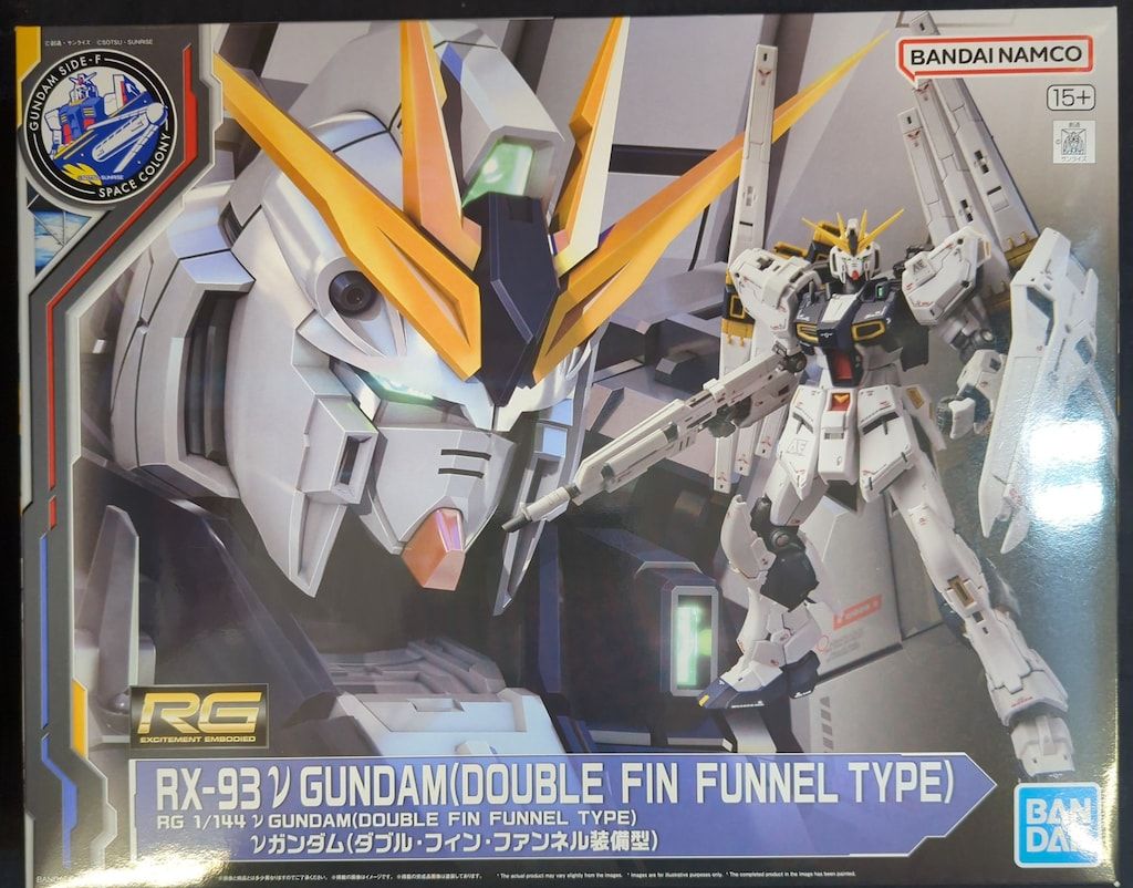 バンダイ RG 1/144 機動戦士ガンダム 逆襲のシャア RX93 νガンダム ダブルフィンファンネル装備型