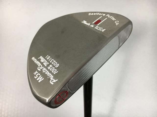 返品OK 【中古ゴルフクラブ】【美品】シーモア シーモア(SEE MORE) M5x プライベートリザーブ プラチナム パター オリジナルスチール パター