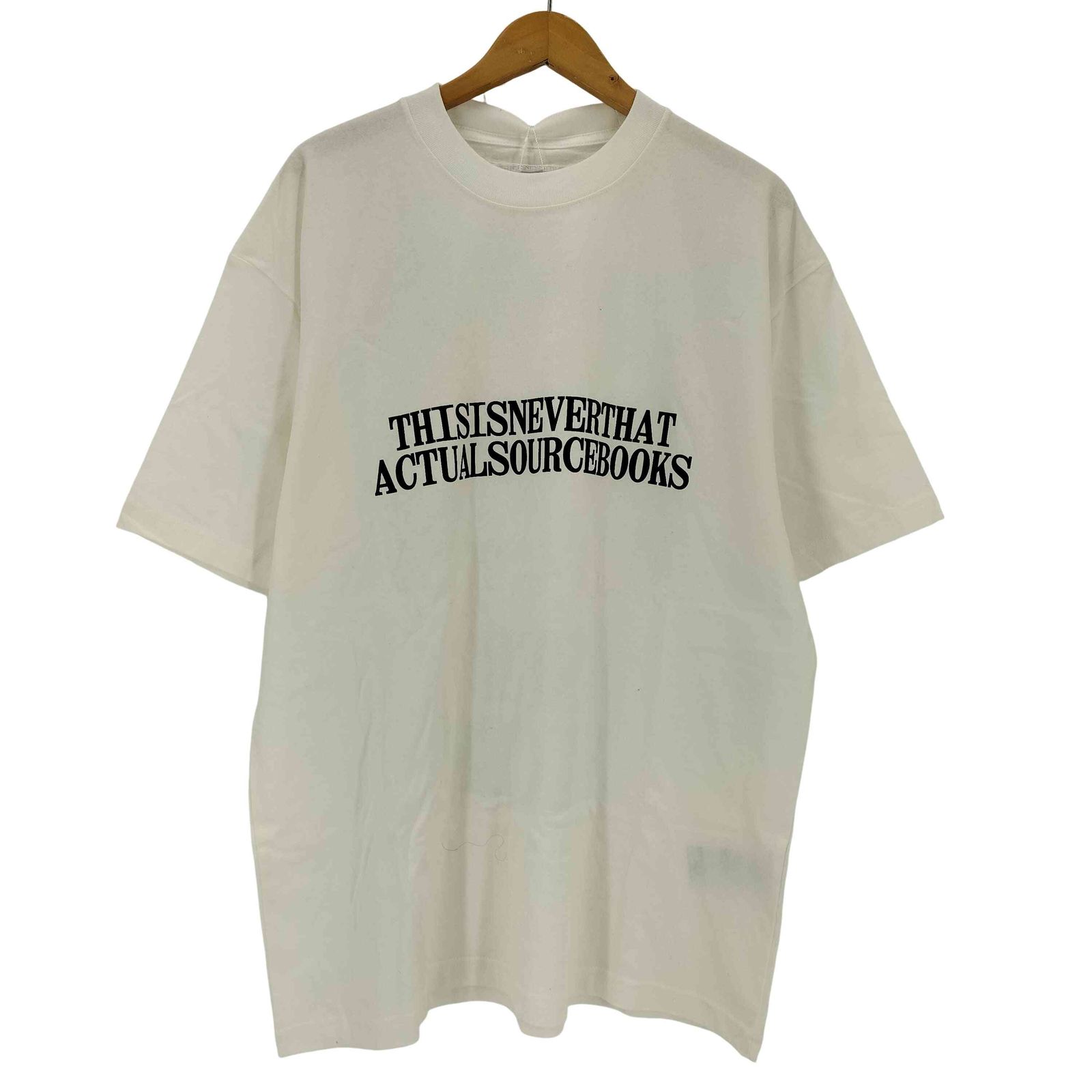 ディスイズネバーザット thisisneverthat TNT ASb Commuter Tee クルーネックTシャツ メンズ import：XL
