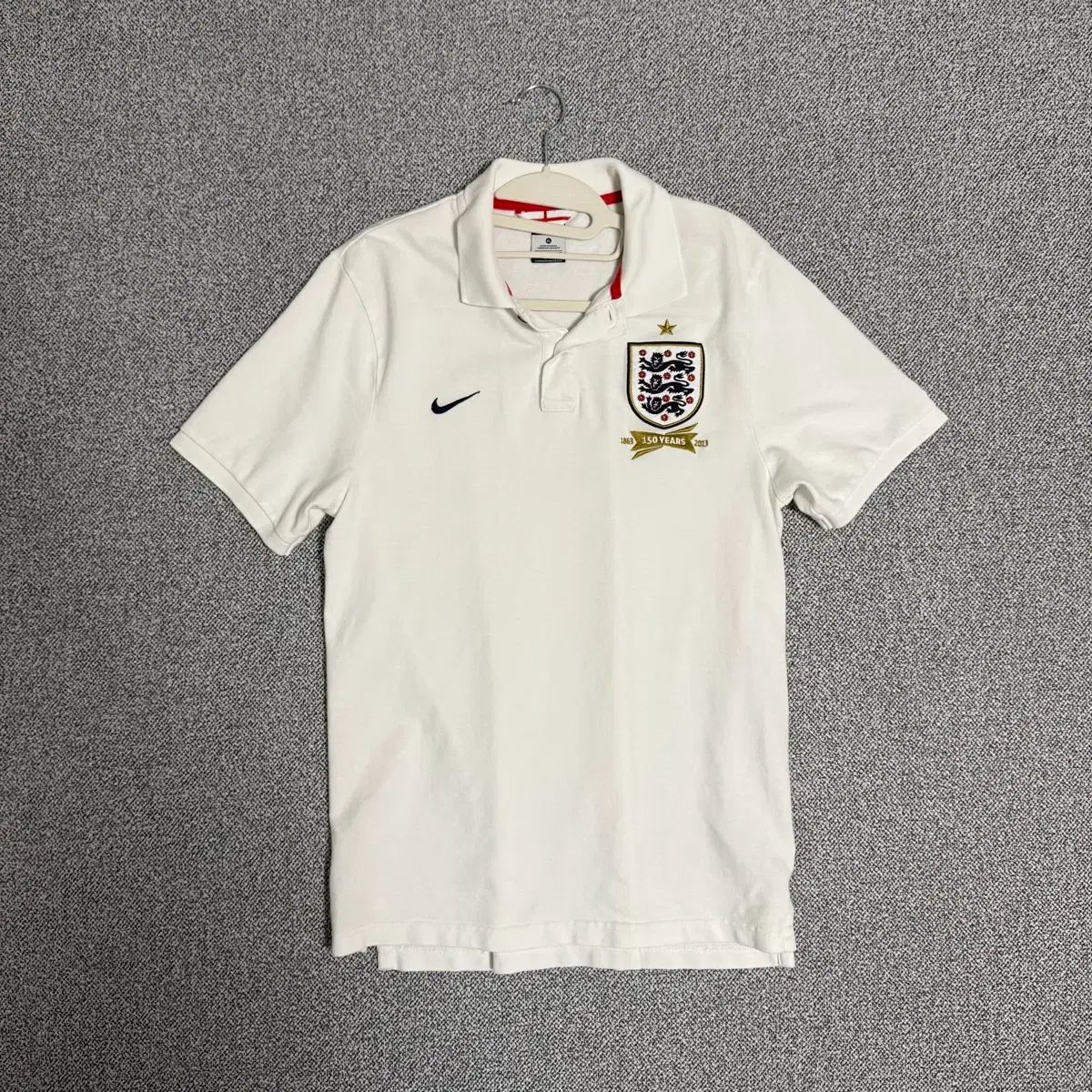 ナイキ イングランド 150周年 カラーTシャツ 白 XL 半袖 PK