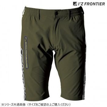 アイズフロンティア ストレッチナイロンハーフパンツ 10 カーキ M 4904