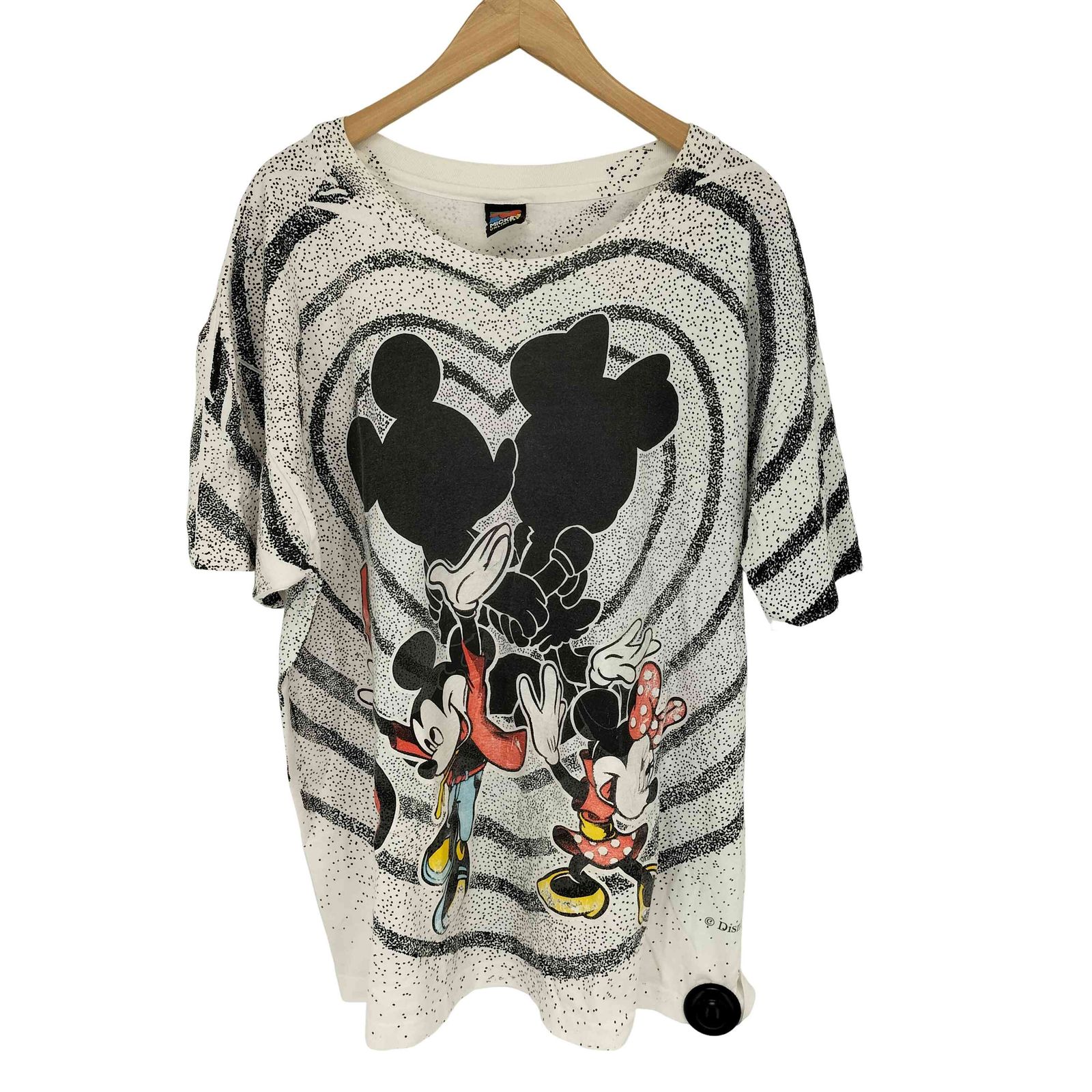 ユーズドフルギ USED古着 New York キャラクター Tシャツ シングルステッチ メンズ 表記無