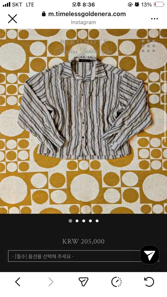 BIRDノート シャツ 44 出品