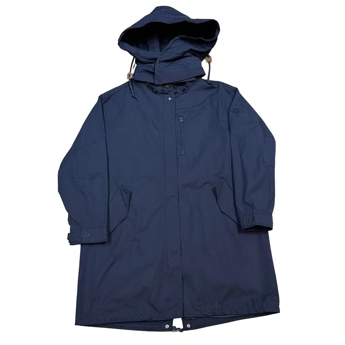 100 THE NORTH FACE ザノースフェイス ネイビー Long ロング フード アウター