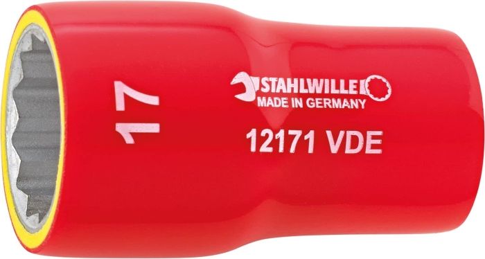 【新品・3営業日で発送】STAHLWILLE(スタビレー) 12171VDE-7 (3／8SQ)絶縁ソケット (02380007)
