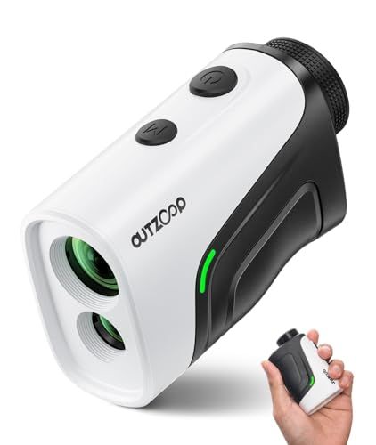OUTZOOP ゴルフレーザー距離計 B1000F B1000PROF 3点間測定 業界最速0.02S測定 超軽量128g 小型 高透過レンズ 光学6.0/6.5倍望遠 1000m/1093yd対応 mini ゴルフ距離計 競技対応 振動機能 充電式 IP5p