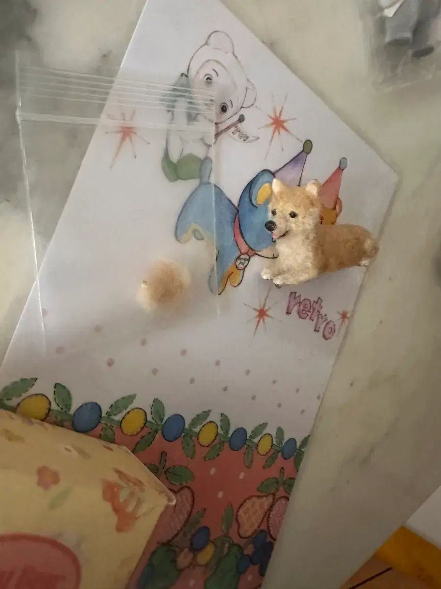 日本作家 ハンドメイド OOAK ウール 柴犬 ミニチュア ダメージ