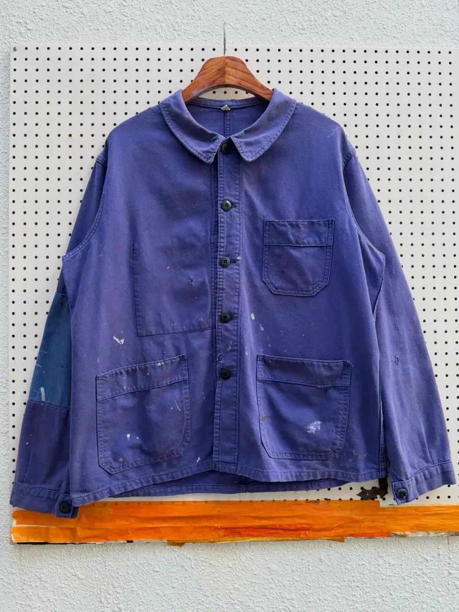 50s オールド モデル ラウンド カラー オールドモデル フレンチ ワーク ジャケット