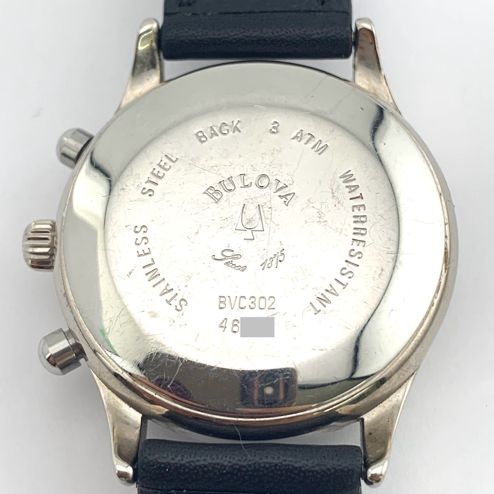 Bulova クロノグラフ BVC302電池交換済み動作品