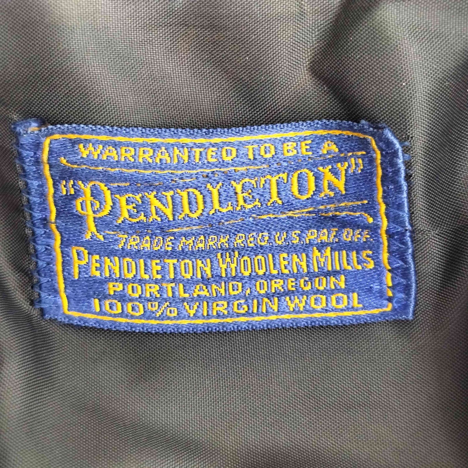 ペンドルトン PENDLETON 40s マドラスチェック ウール 背抜き 3B 