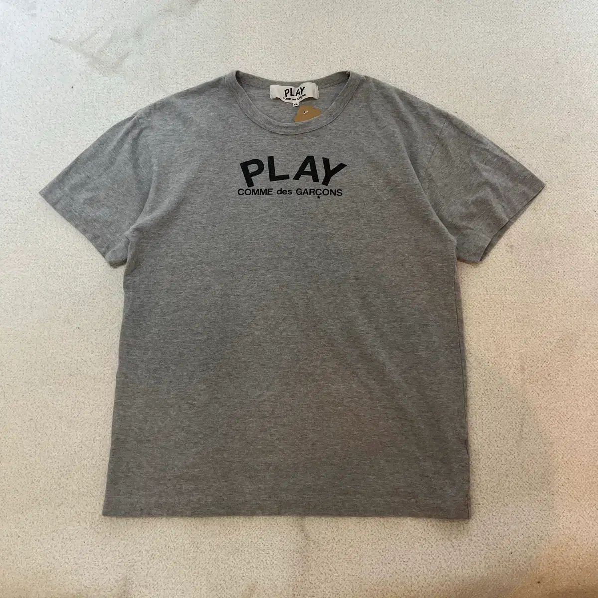95 コム・デ・ギャルソン PLAYロゴ 半袖 Tシャツ