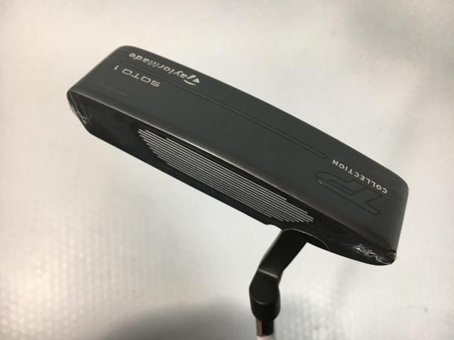返品OK 【中古ゴルフクラブ】【未使用品】テーラーメイド TP Black コレクション Soto #1 パター 2024 KBS 120 CHROME STEPPED スチール パター