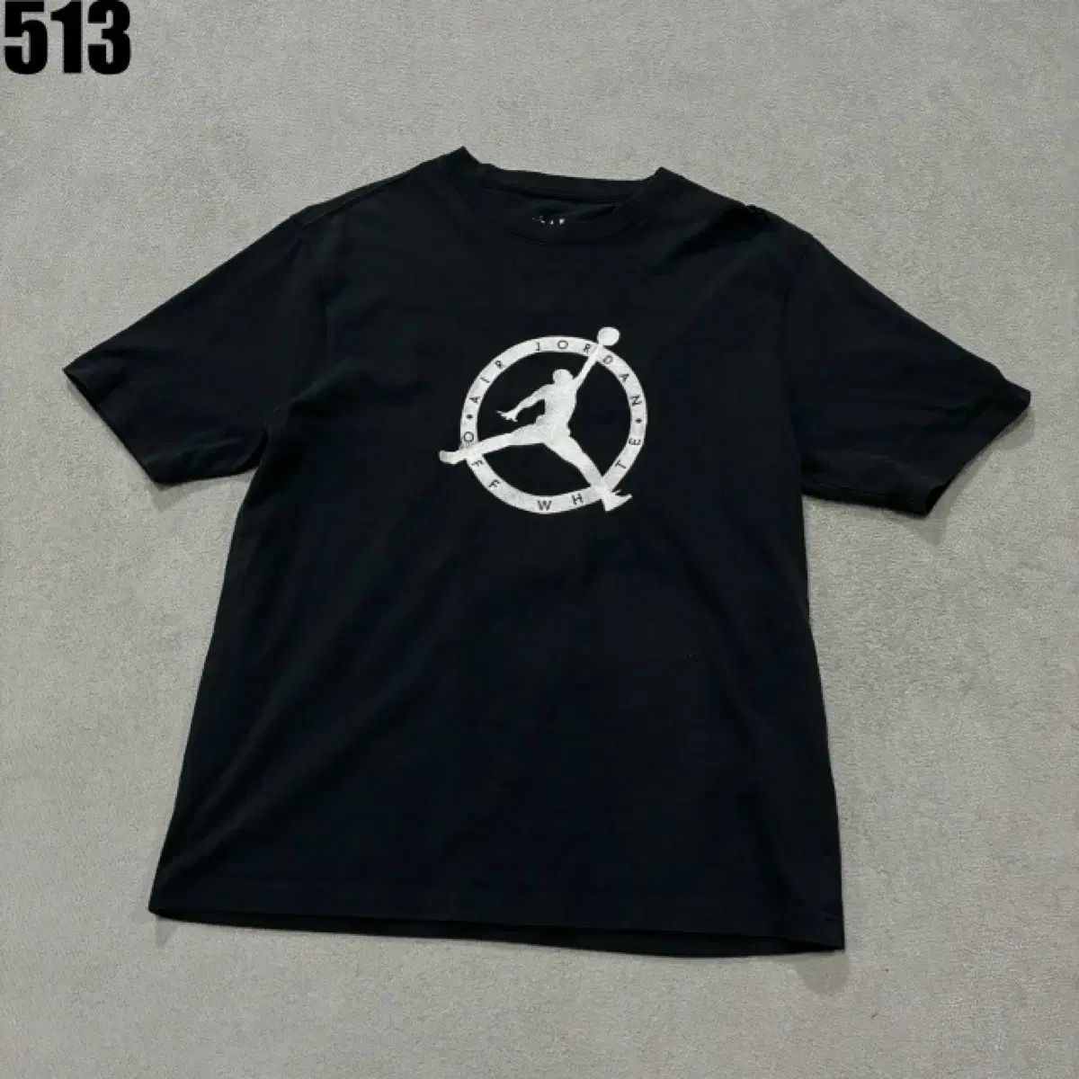 ナイキ ジョーダン x オフホワイト 半袖 Tシャツ ブラック