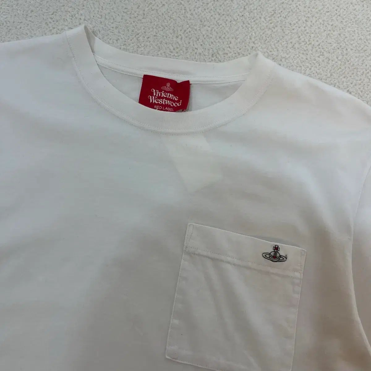 100 ヴィヴィアン・ウエストウッド レッドレーベル ORB ポケット Tシャツ 100 ヴィヴィアン・ウエストウッド レッドレーベル ORB ポケット Tシャツ