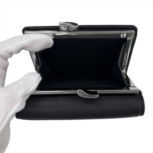 Vivienne Westwood ヴィヴィアンウエストウッド SAFFIANO PLAIN 5115002MW-S0021 三つ折り財布（小銭ガマ口） N401 BLACK 送料無料 プレゼント ギフト 財布