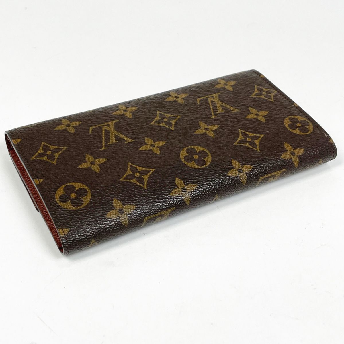 ルイ・ヴィトン Louis Vuitton ポルトトレゾール インターナショナル 三つ折り 長財布 モノグラム ブラウン M61215 レディース 【中古】