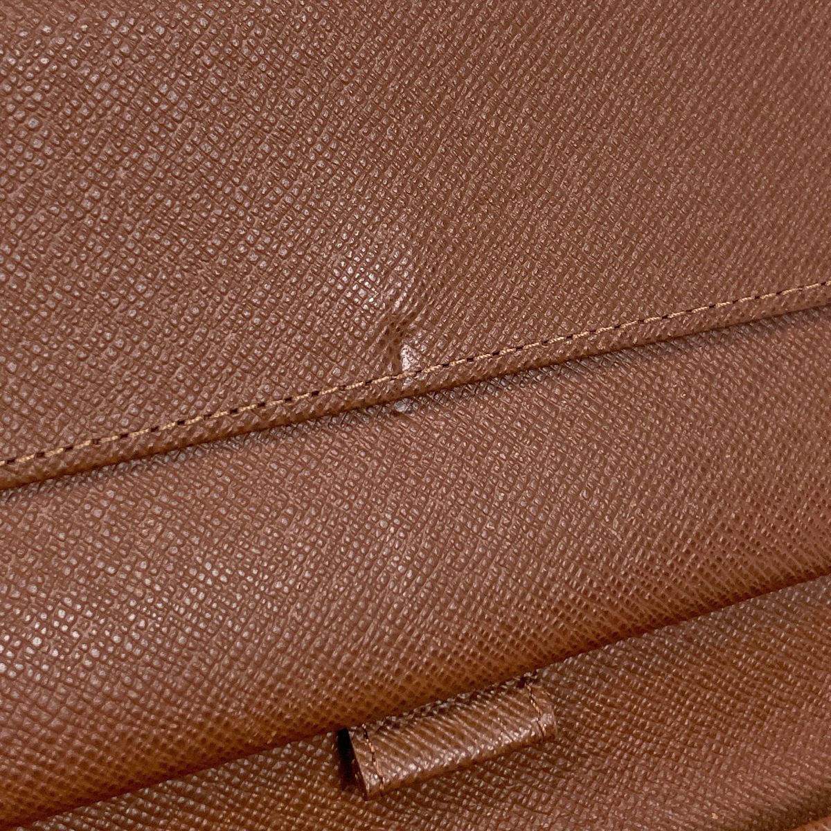 ルイ・ヴィトン Louis Vuitton ポルトトレゾール インターナショナル 三つ折り 長財布 モノグラム ブラウン M61215 レディース 【中古】