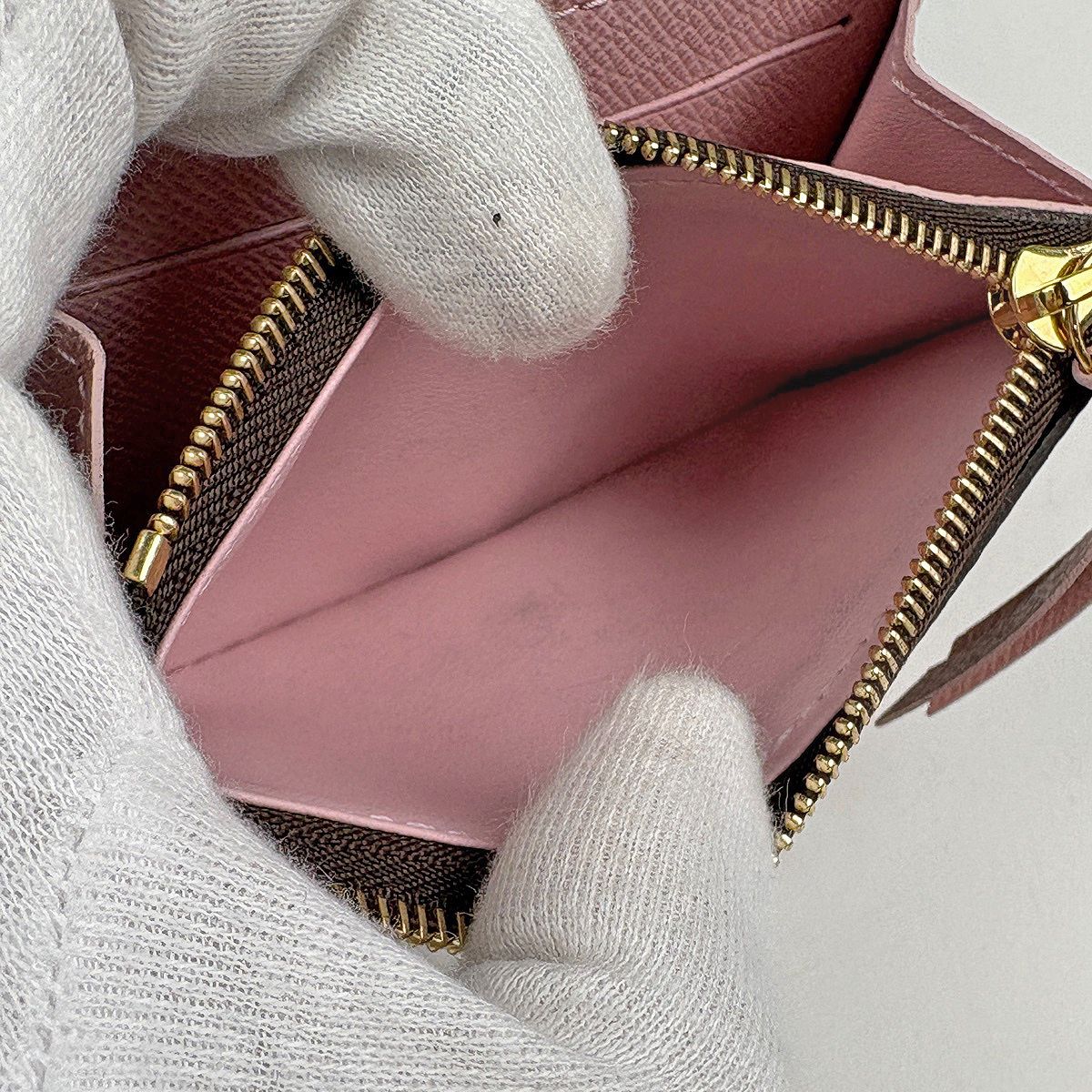 ルイ・ヴィトン Louis Vuitton ポルトモネ ロザリ コインケース ダミエ ブラウン ローズバレリーヌ(ピンク) N64423 レディース 【中古】 ルイ・ヴィトン Louis Vuitton ポルトモネ ロザリ コインケース ダミエ ブラウン ローズバレリーヌ(ピンク) N64423 レディース 【中古】