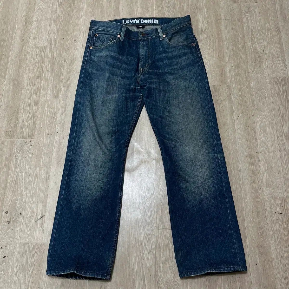 リーバイス 523 ウォッシュ ストレート デニム W34 L33