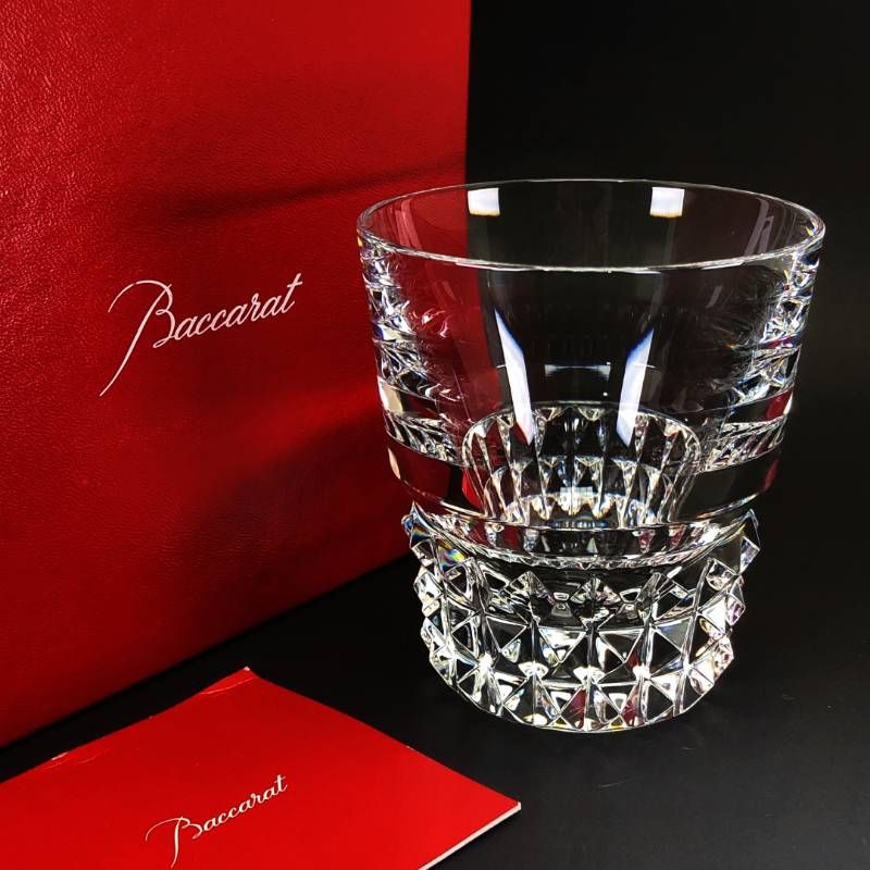 【美品・箱付き】Baccarat バカラ／ルクソール タンブラー／クリスタルグラス／クリア／BC619