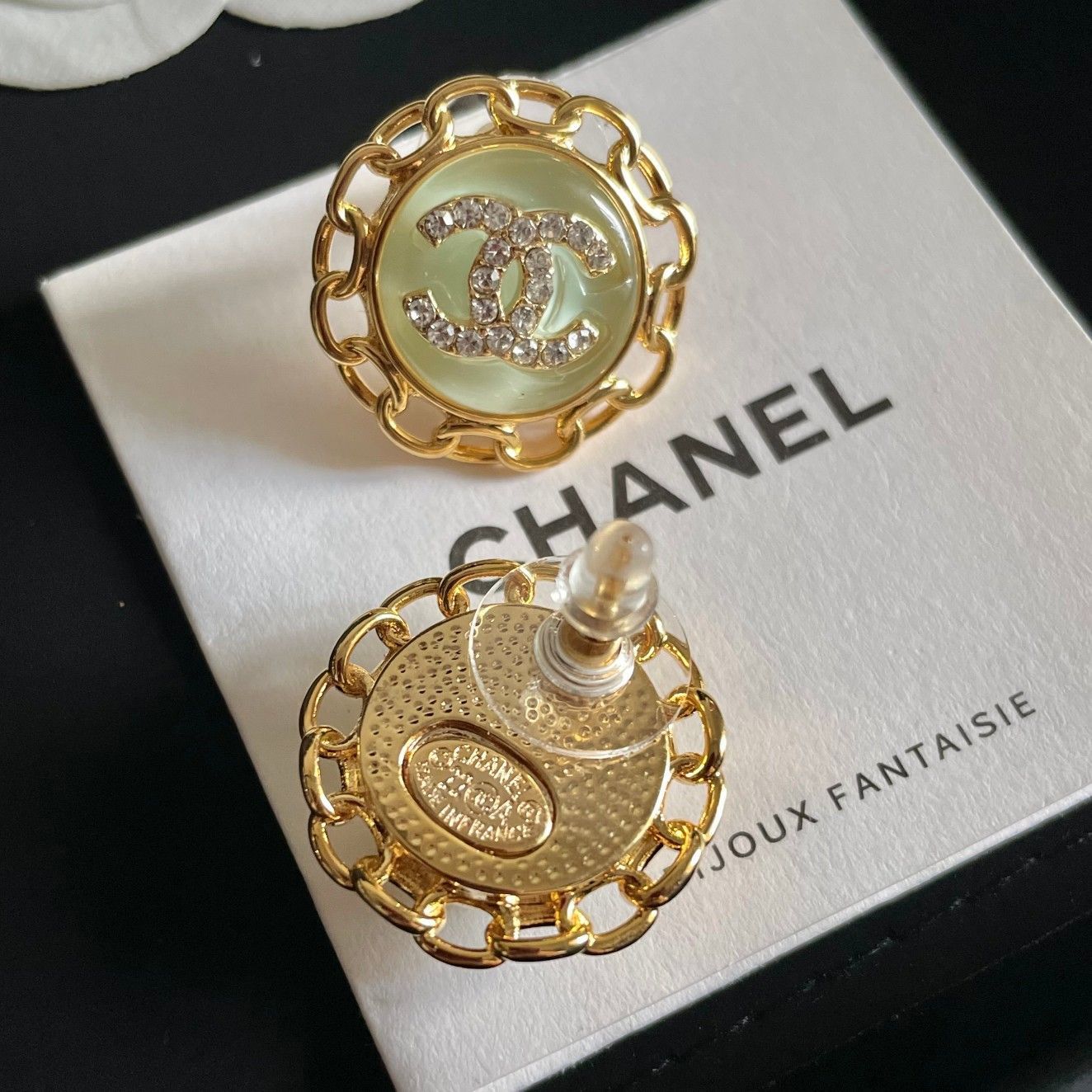 【今日特価】CHANEL ヴィンテージ ダブル C ピアス 送料無料 限定在庫セール価格！-WTO輸入3